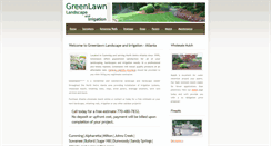 Desktop Screenshot of greenlawnirrigation.net
