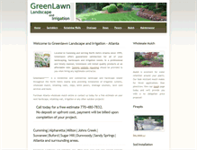 Tablet Screenshot of greenlawnirrigation.net